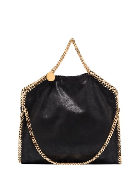 Geanta de mana Stella McCartney falabella neagra din polyester