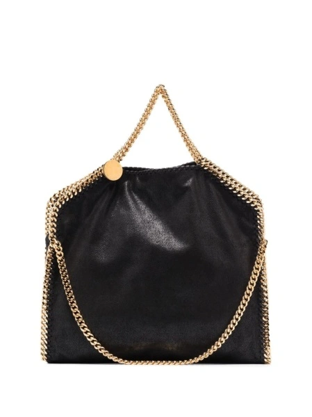 Geanta de mana Stella McCartney falabella neagra din polyester