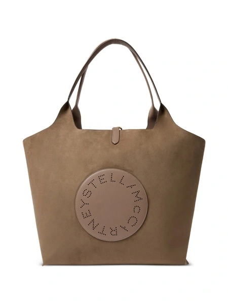 Geanta de mana Stella McCartney maro din polyester