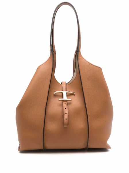 Geanta de mana TOD'S maro din piele