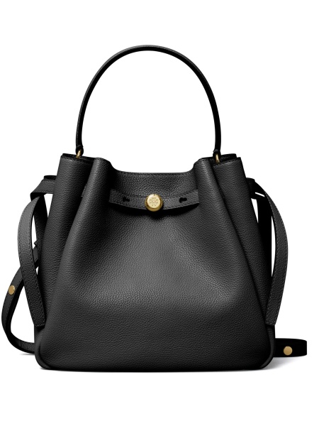 Geanta de mana Tory Burch neagra din piele