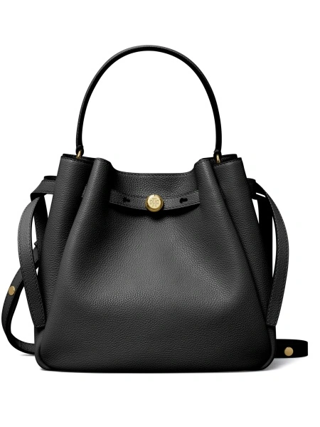 Geanta de mana Tory Burch neagra din piele