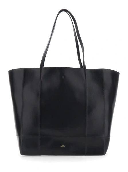 Geanta de mana TOTEME neagra din piele