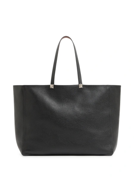 Geanta de mana Valentino Garavani Rockstud neagra din piele