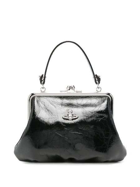 Geanta de mana Vivienne Westwood neagra din piele