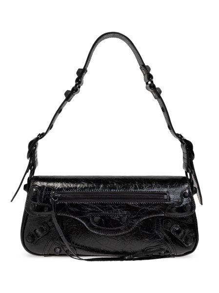 Geanta de umar Balenciaga Cagole neagra din piele