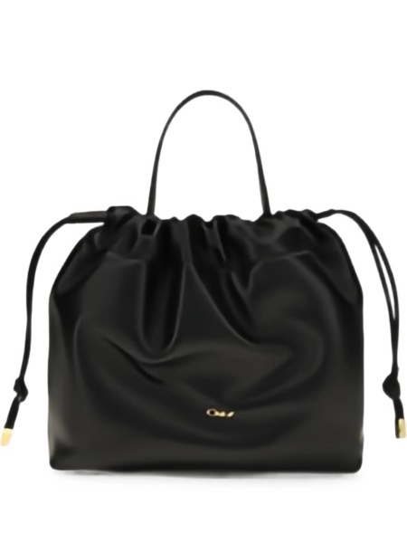 Geanta de umar Chloe neagra din piele