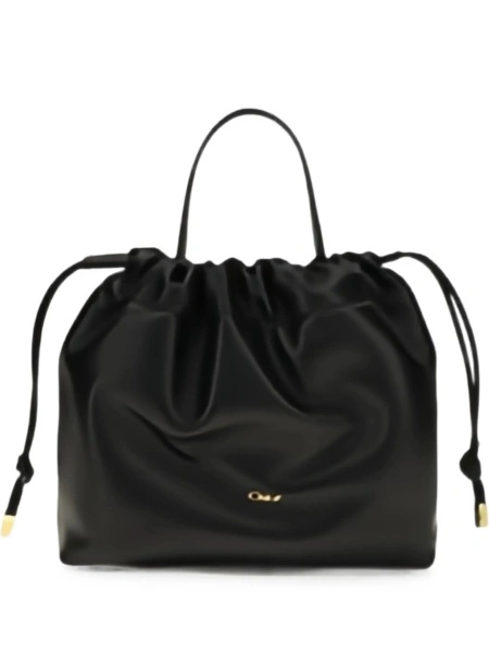 Geanta de umar Chloe neagra din piele