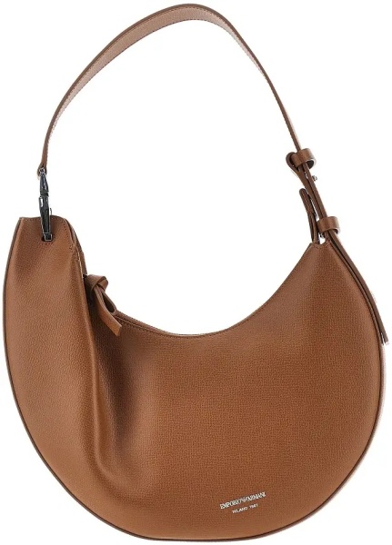 Geanta de umar 'Emporio Armani 1981' grain leather hobo bag