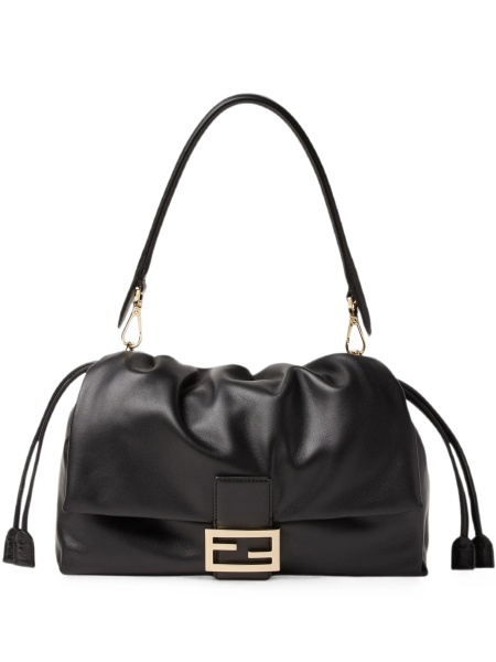Geanta de umar Fendi neagra din piele
