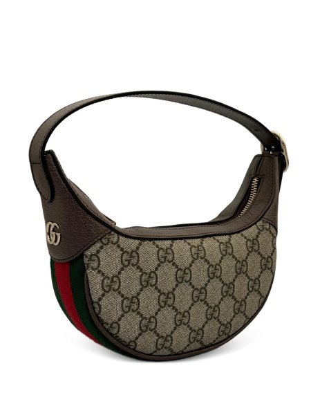 Geanta de umar Gucci neutra din material textil si pvc