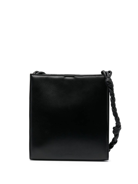 Geanta de umar Jil Sander neagra din piele