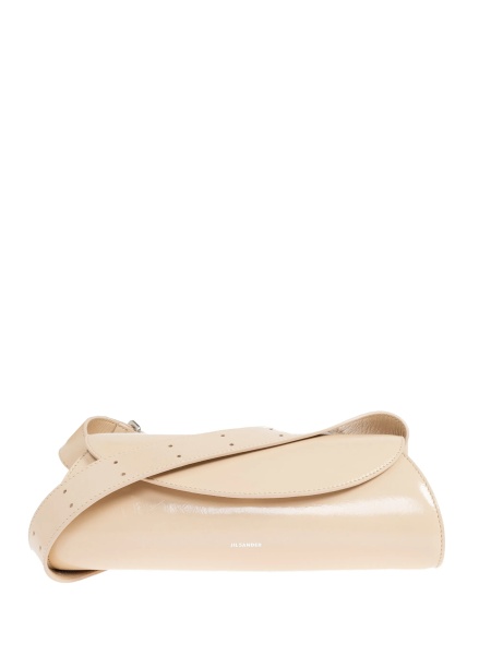 Geanta de umar Jil Sander neutra din piele