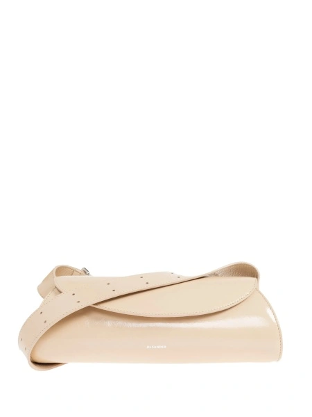 Geanta de umar Jil Sander neutra din piele