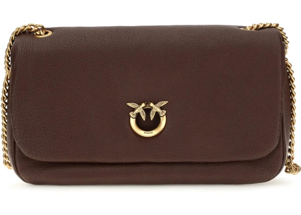 Geanta de umar Love Birds Click Soft Horizontal leather Shoulder Bag