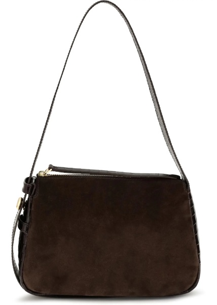 Geanta de umar ROMY SUEDE SMALL SHOULDER BAG