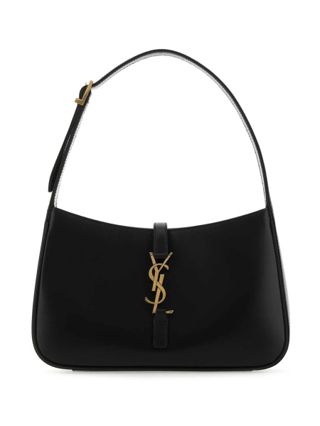 Geanta de umar Saint Laurent 5a7 neagra din piele