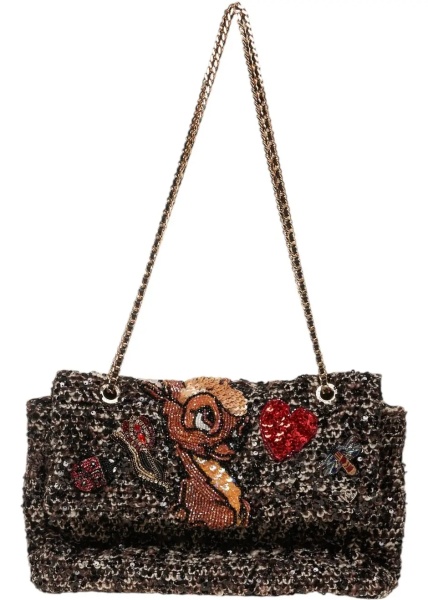 Geanta de umar Shoulder bag with rhinestone application
