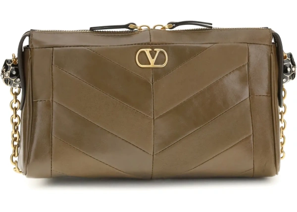 Geanta de umar Small Panthea Chevron nappa Shoulder Bag