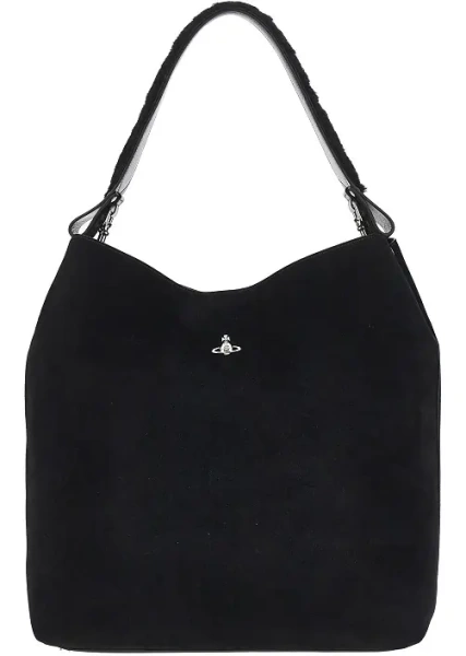 Geanta de umar Suede leather large 'Lottie' shoulder bag