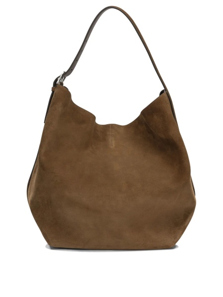 Geanta de umar TOTÊME Suede medium shoulder bag