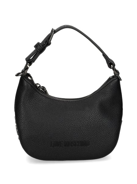 Geanta mini Moschino neagra din poliuretan