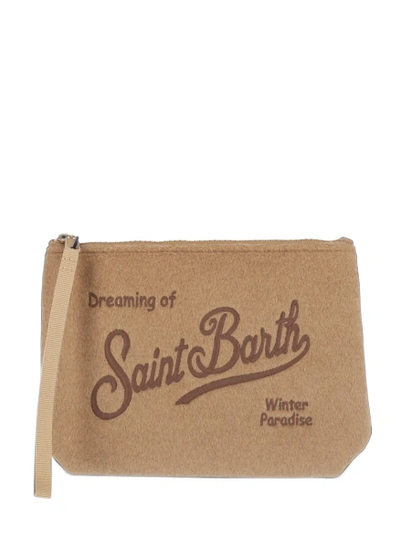 Geanta plic Mc2 Saint Barth neutra din lana si polyester
