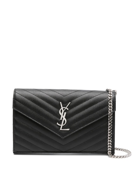 Geanta plic Saint Laurent neagra din piele