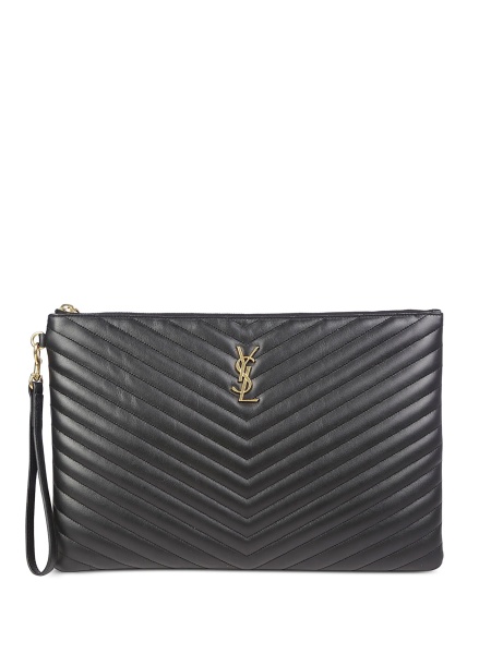 Geanta plic Saint Laurent neagra din piele