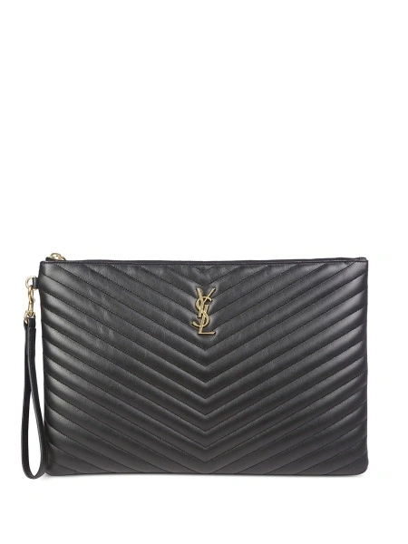 Geanta plic Saint Laurent neagra din piele
