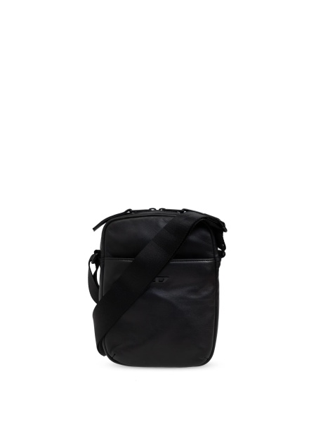 Geanta tip postas Diesel neagra din pvn