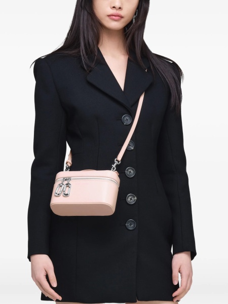 Geanta tip postas Marc Jacobs roz din piele