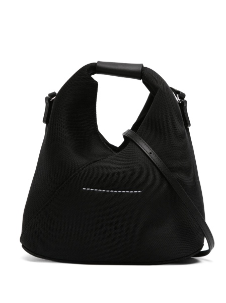 Geanta tip postas MM6 Maison Margiela neagra din piele si polyester