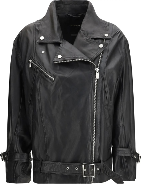 Geci Leather biker Jacket