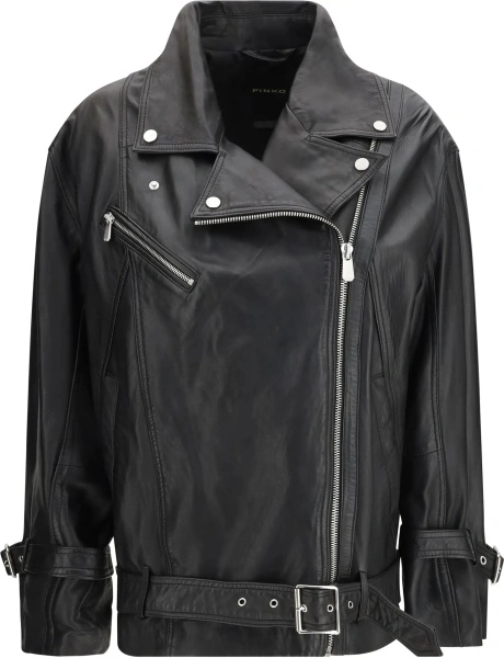 Geci Leather biker Jacket