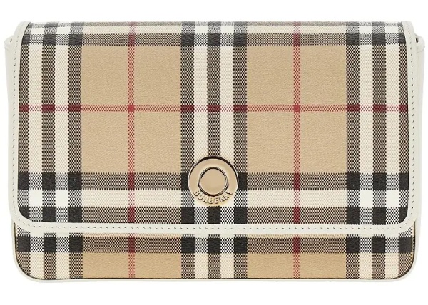 Genti Check coated canvas 'Hampshire' bag