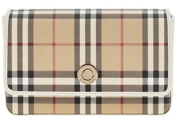 Genti Check coated canvas 'Hampshire' bag
