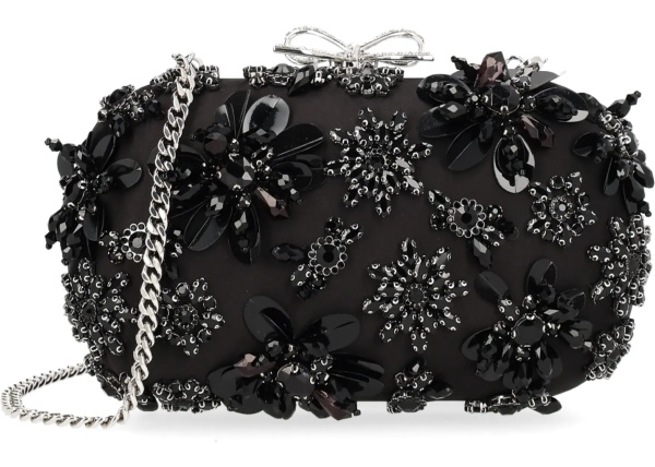 Genti "Floral Crystal" Clutch Bag