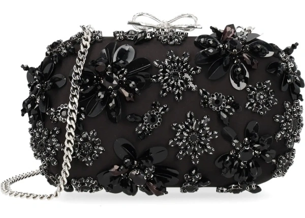 Genti "Floral Crystal" Clutch Bag
