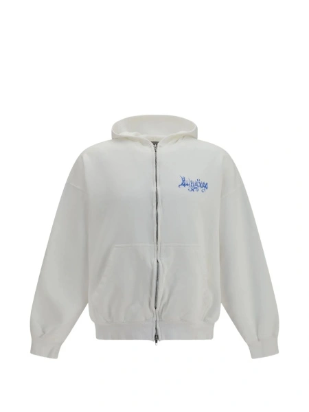 Hanorac Balenciaga alb