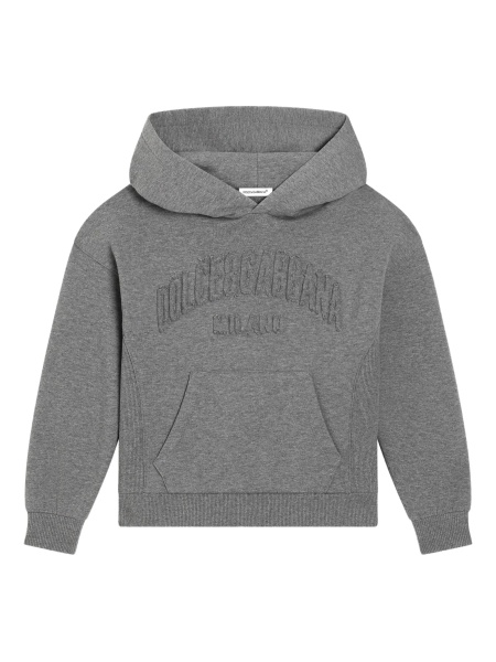 Hanorac Dolce & Gabbana gri din bumbac