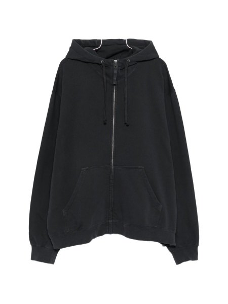 Hanorac Maison Margiela negru din bumbac