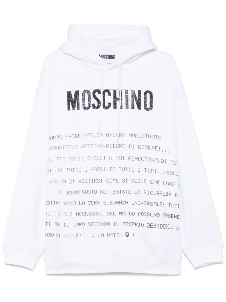 Hanorac Moschino alb