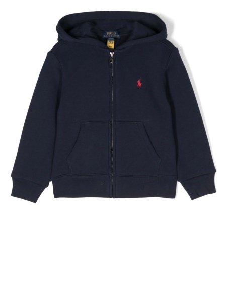 Hanorac Ralph Lauren albastru din polyester si bumbac
