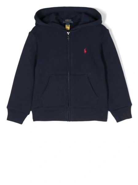 Hanorac Ralph Lauren albastru din polyester si bumbac