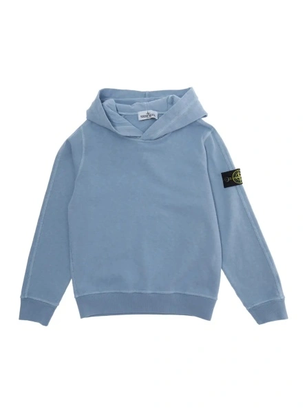 Hanorac Stone Island albastru din bumbac