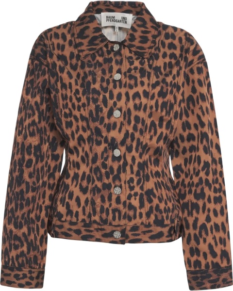 Jacheta Jacket with animal print 'Bene'