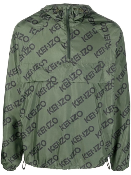 Jacheta Kenzo verde din poliamida