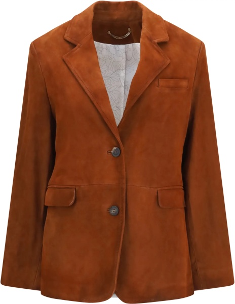 Jacheta Single-breasted leather Jacket