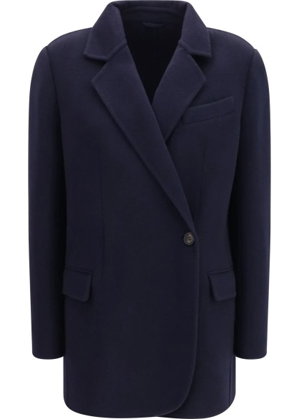 Jacheta Single-breasted wool and cashmere Jacket